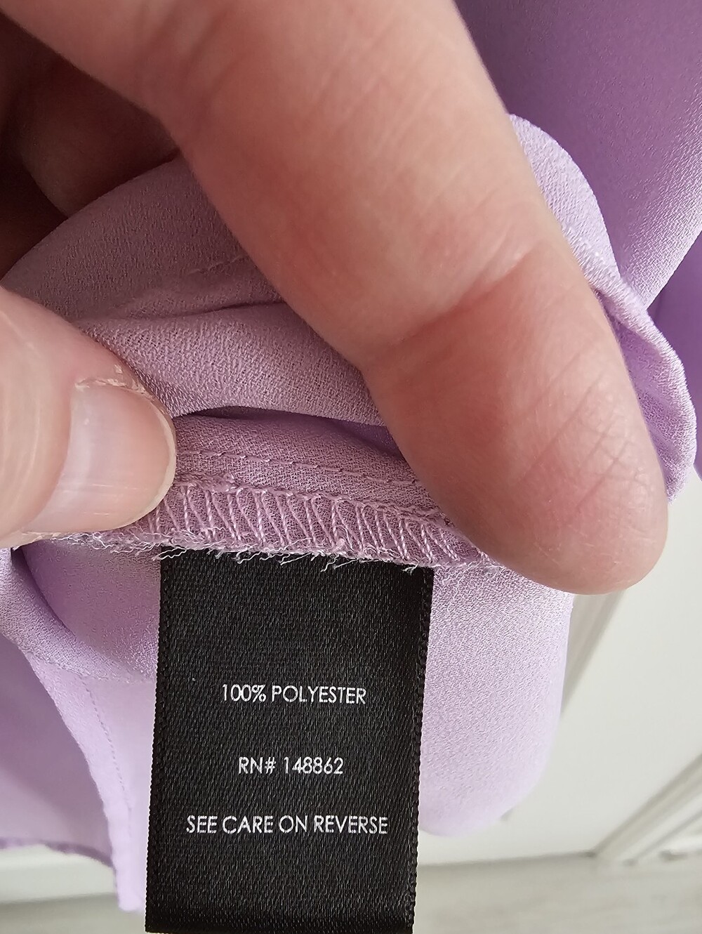 Torrid Harper 3/4 Sleeve Pullover Blouse In Soft Lavender - Picture 6 of 9